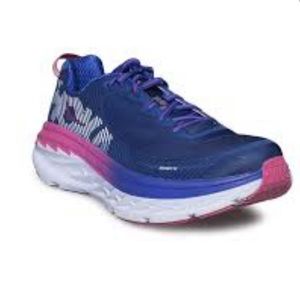 Hoka One One Bondi 5 Blue Print Sneakers 7.5